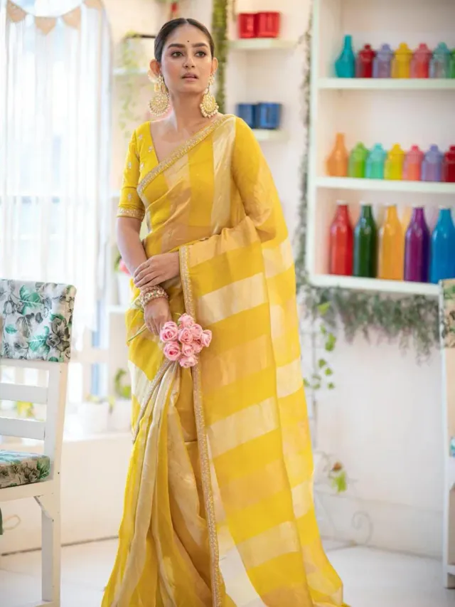 Pure Banarasi Tissue Silk Saree - Timeless Elegance for Special Occasions - product image