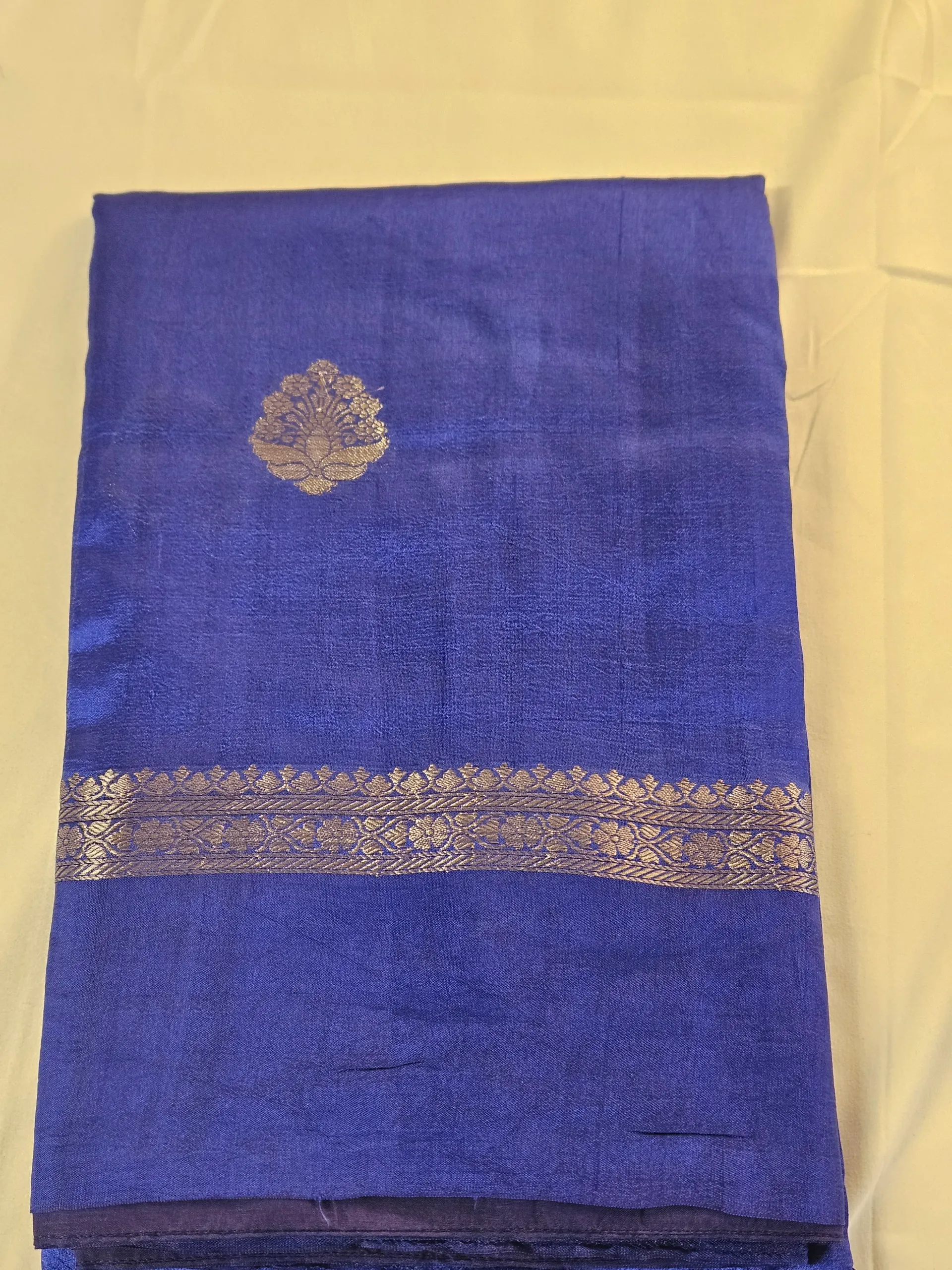 Elegant Pure Raw Mango Silk Saree - Traditional Indian Ethnic Wear - product image