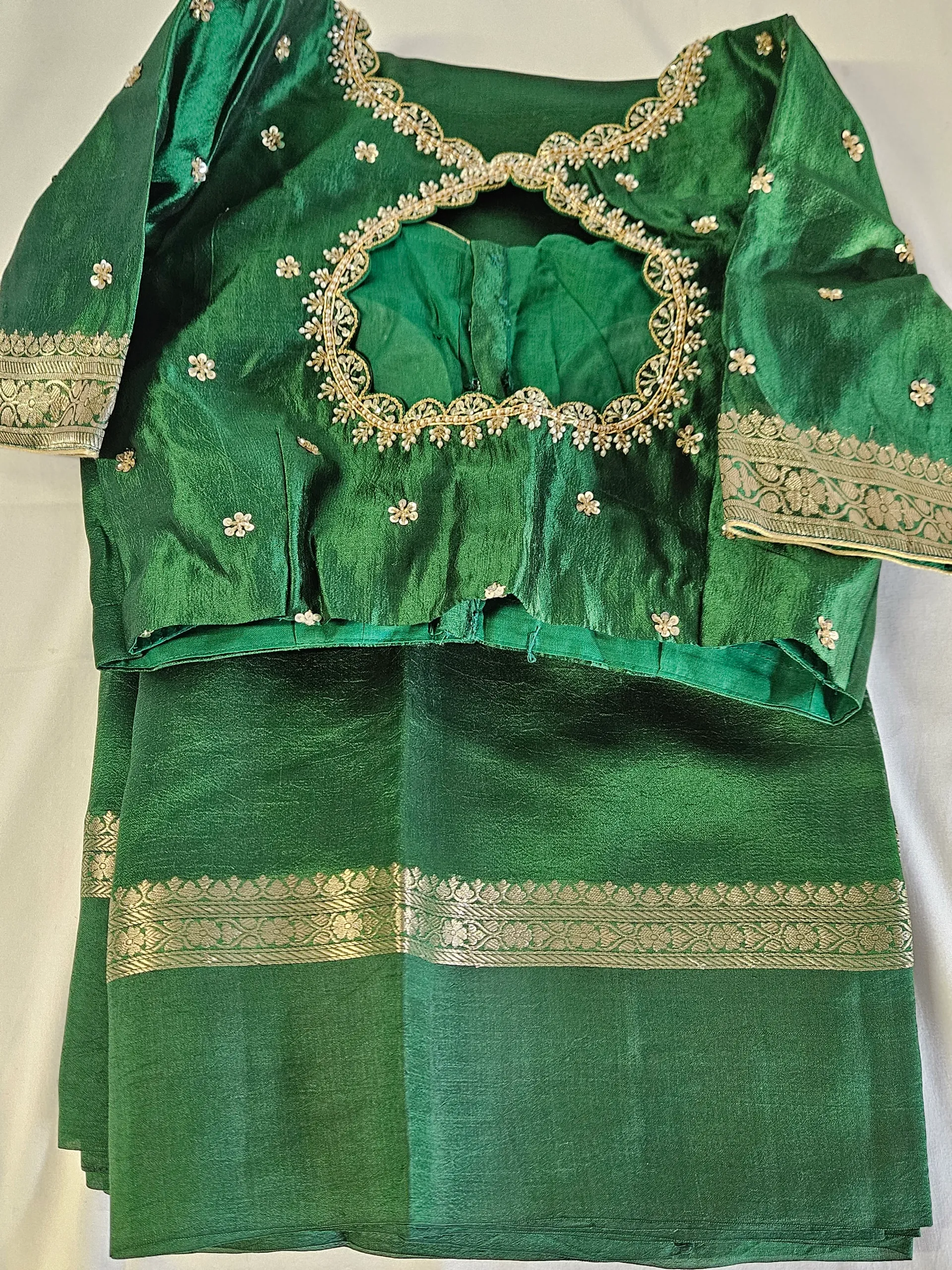 Exquisite Pure Raw Mango Silk Saree – Timeless Indian Elegance - product image