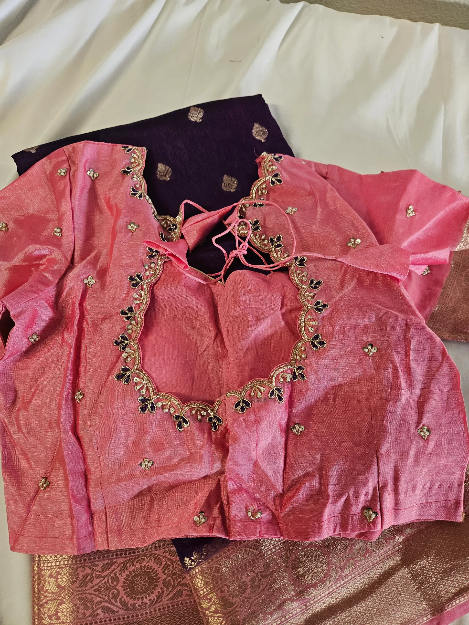 Exquisite Pure Raw Mango Silk Saree - Timeless Indian Elegance - product image