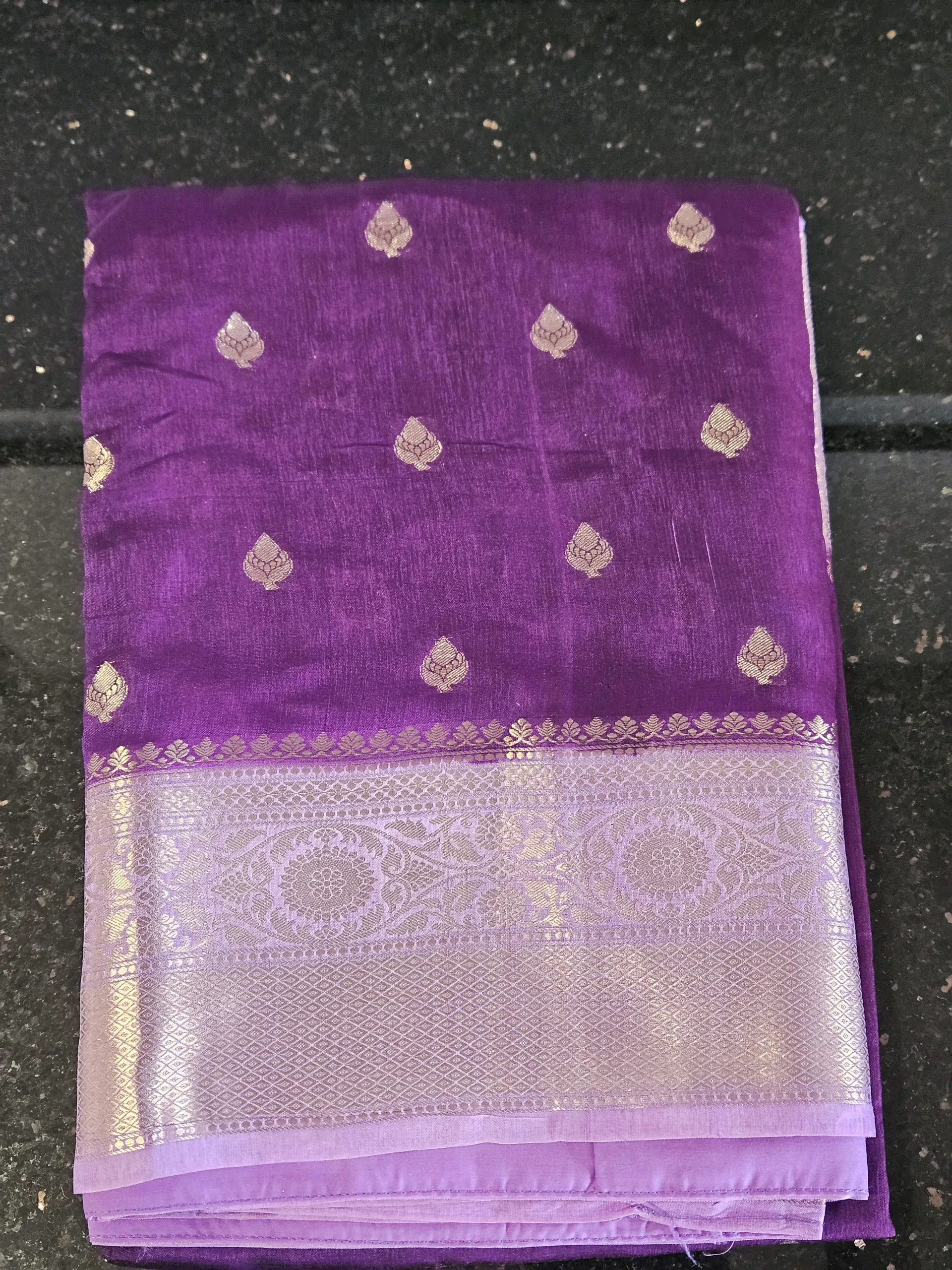 Exquisite Pure Raw Mango Silk Saree - Timeless Indian Elegance - product image