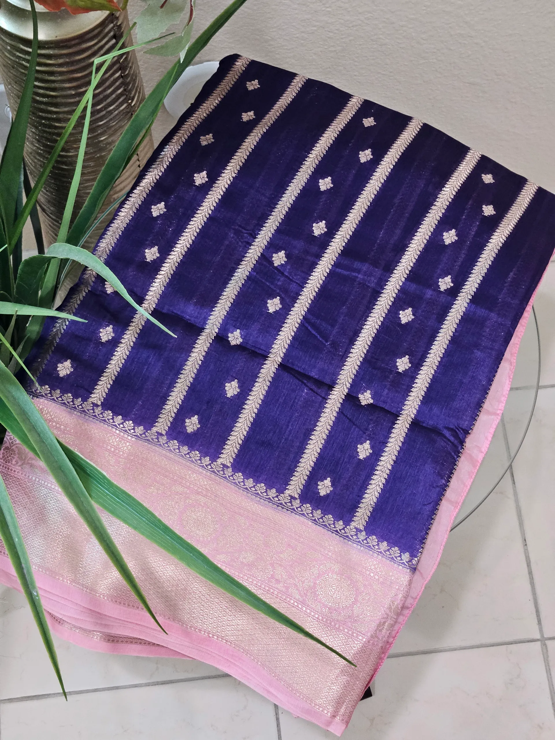 Exquisite Pure Raw Mango Silk Saree - Timeless Indian Elegance - product image