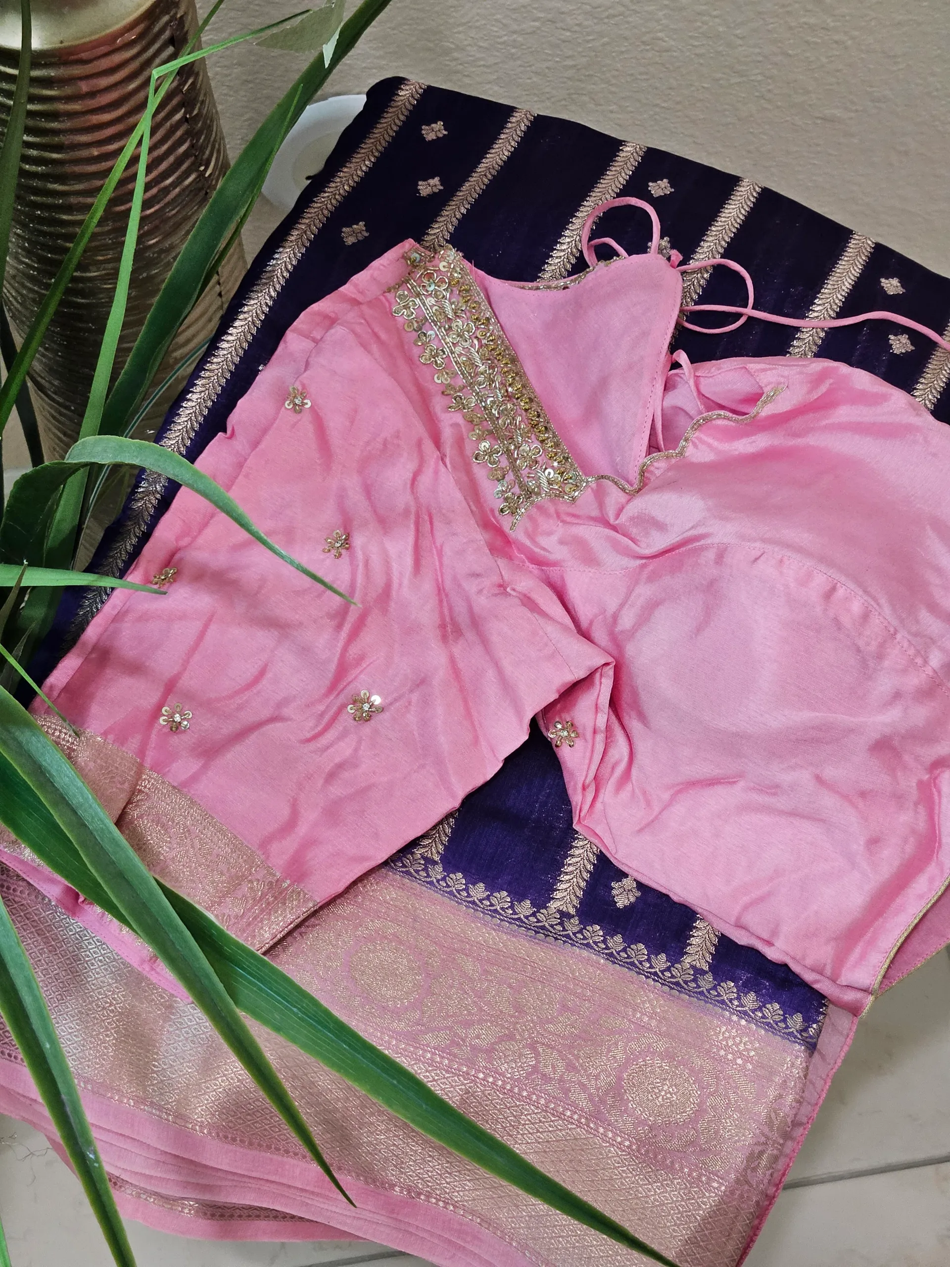 Exquisite Pure Raw Mango Silk Saree - Timeless Indian Elegance - product image