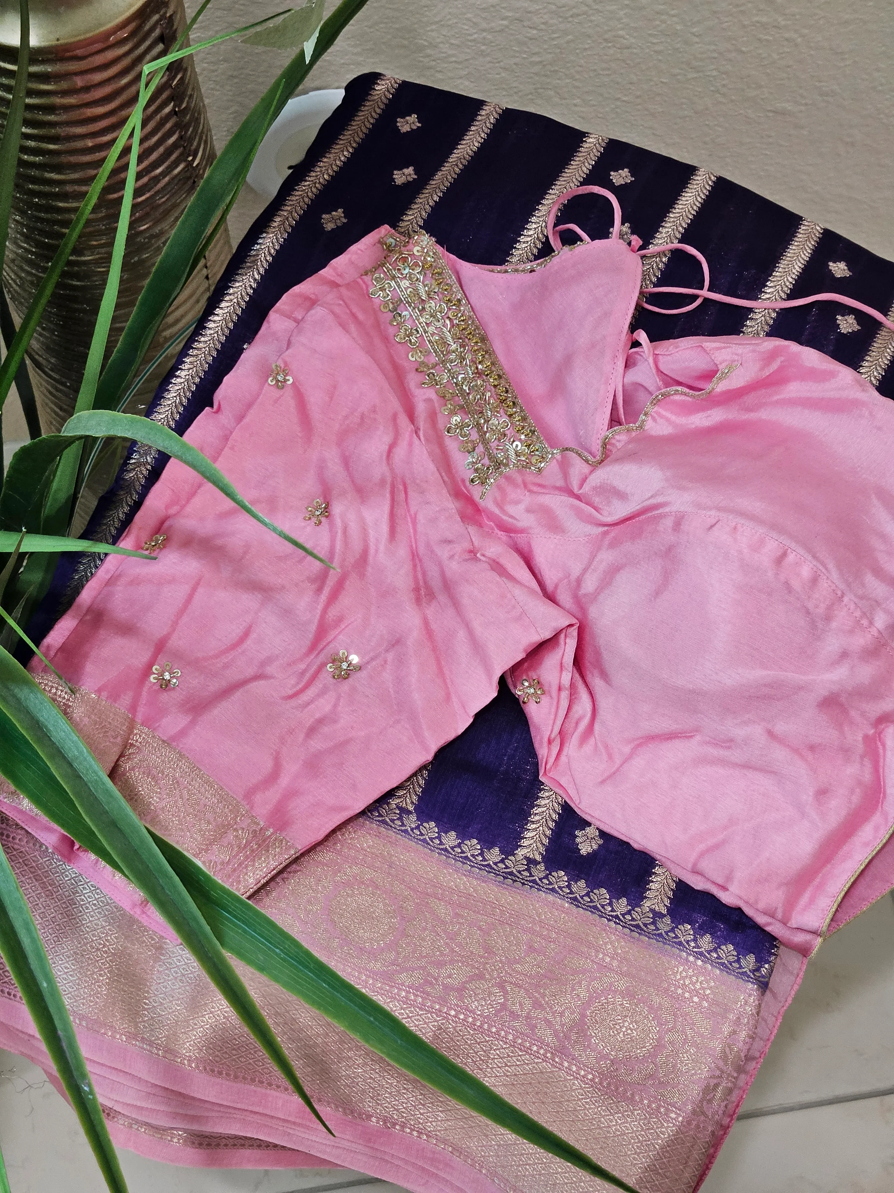 Luxurious Pure Raw Mango Silk Saree - Handcrafted Indian Heritage - Image 2