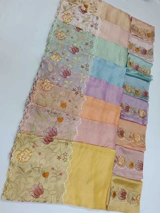 Exquisite Pure Banarasi Kora Tissue Saree with Lustrous Elegance - product image