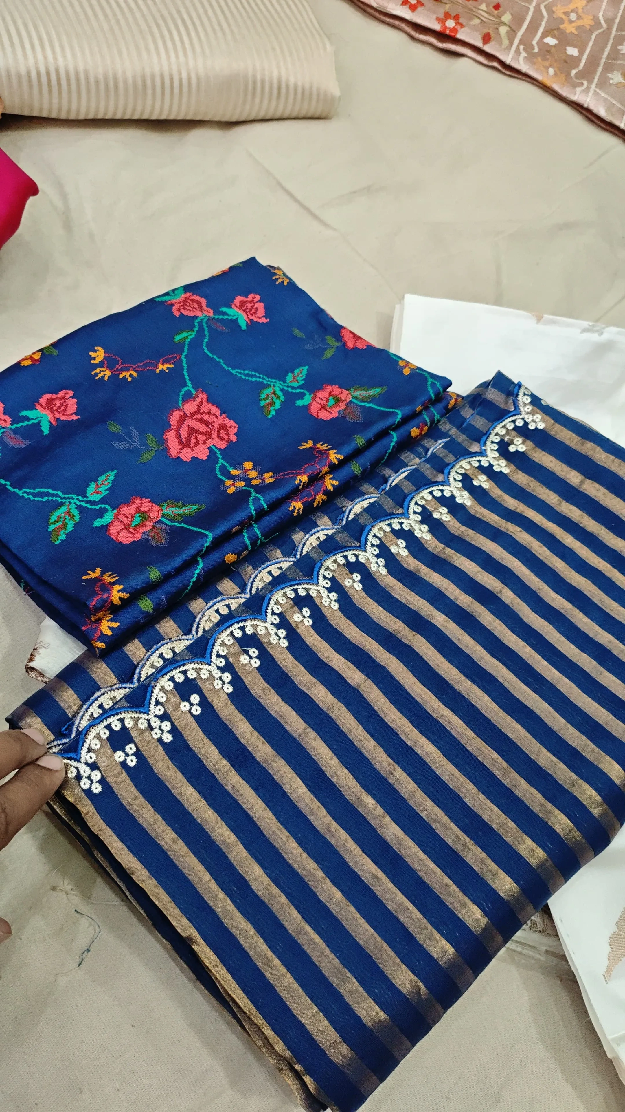 Banarasi Kora Tissue Silk Saree - Handwoven Luxury for Weddings - Image 1