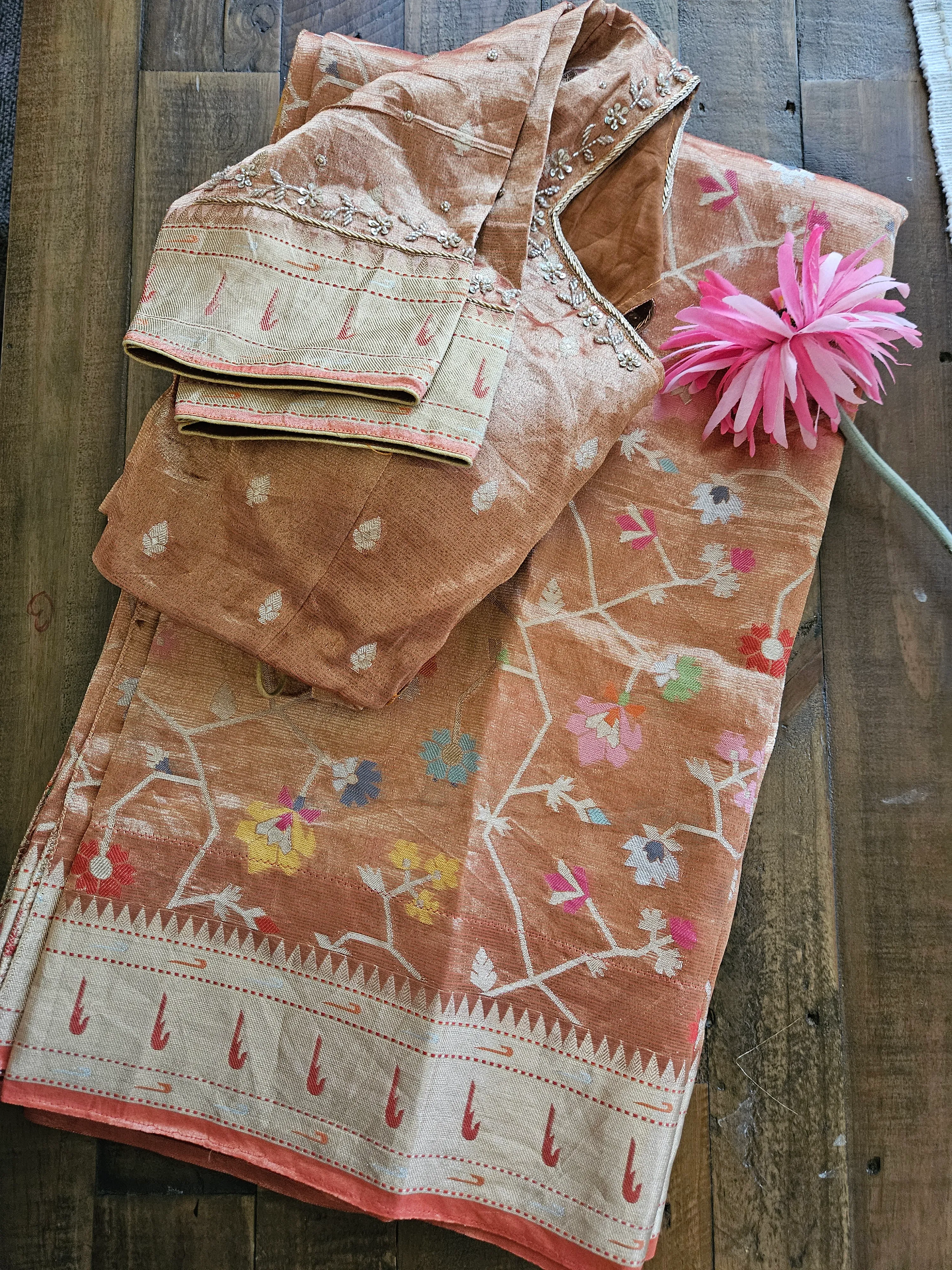 Indian Sarees in USA: Elevate Every Occasion with Handwoven Zari, Banarasi, and Tissue Sarees from Swathi Design