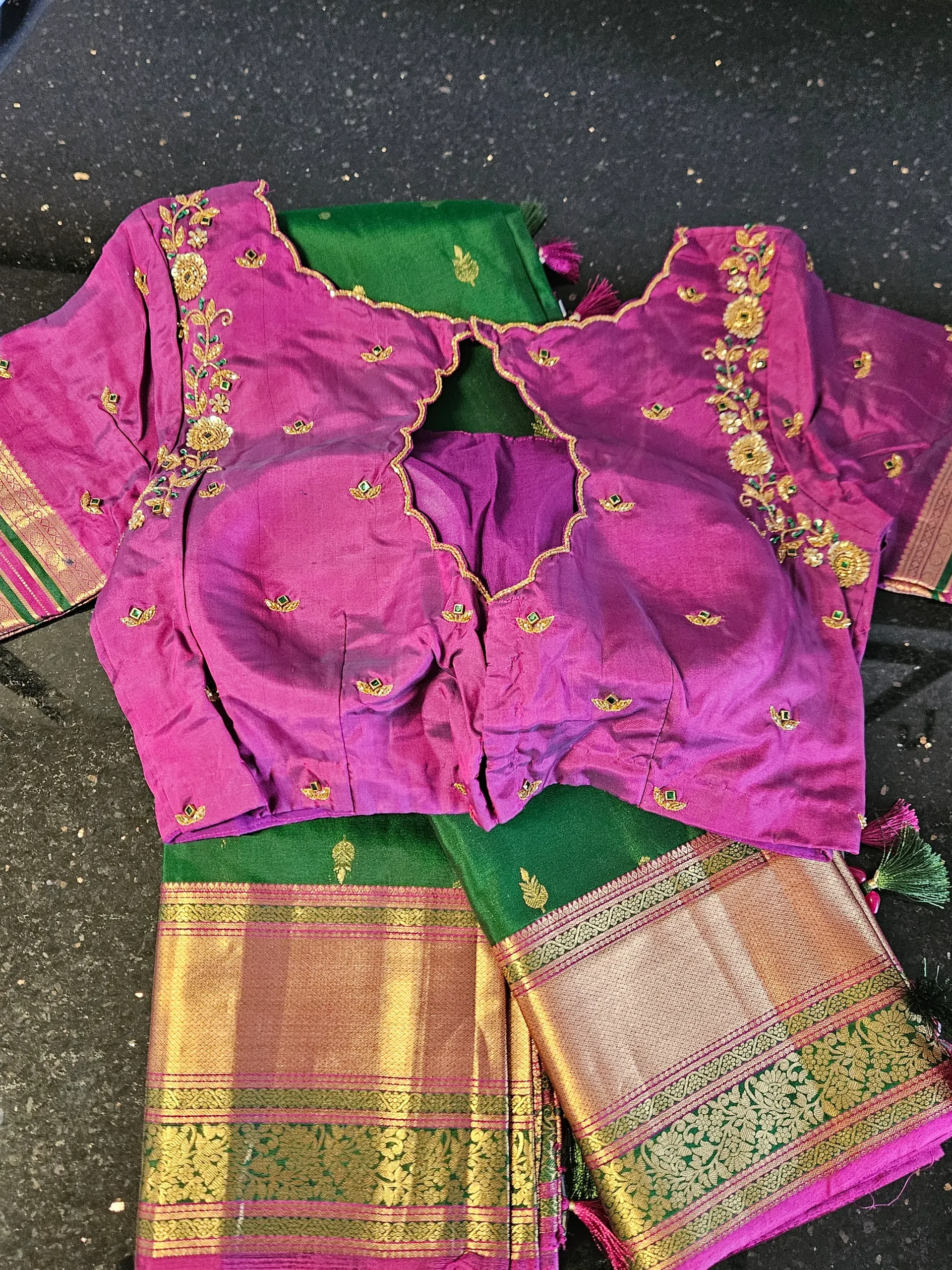 Exquisite Pure Kanchipuram Silk Saree - Timeless Indian Elegance - product image