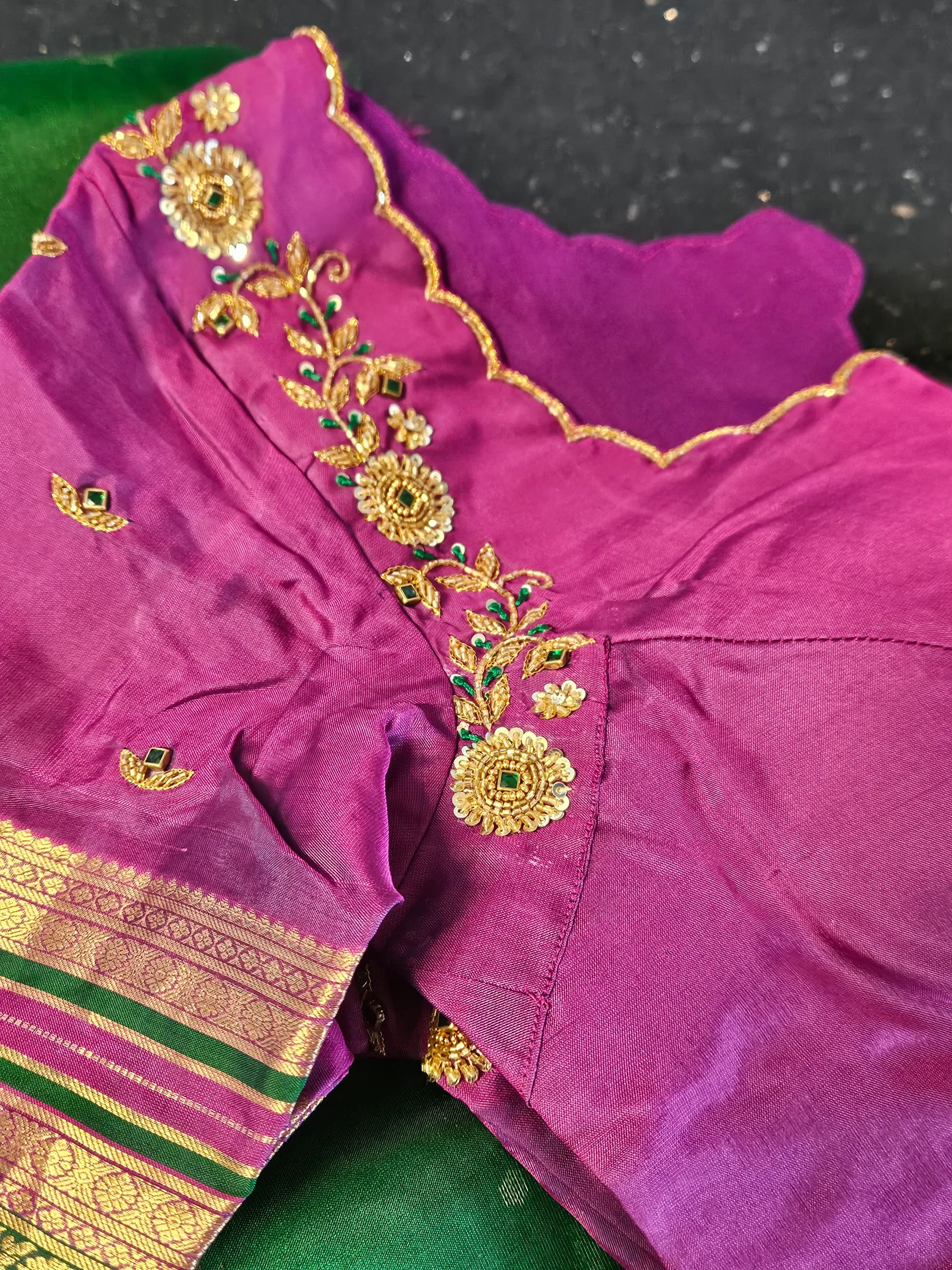 Exquisite Pure Kanchipuram Silk Saree - Timeless Indian Elegance - product image