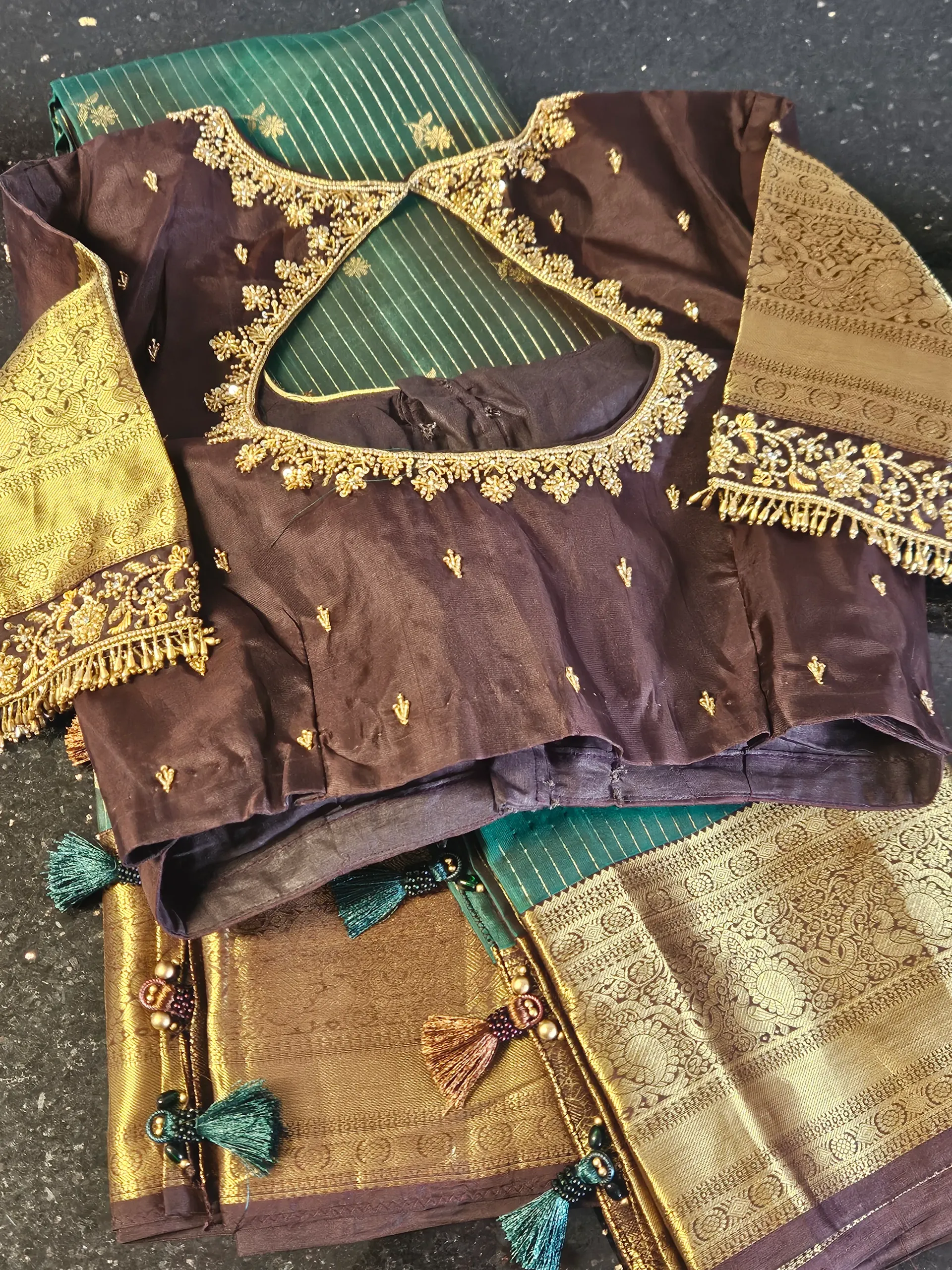 Exquisite Pure Kanchipuram Silk Saree - Perfect for Weddings & Festivals - product image