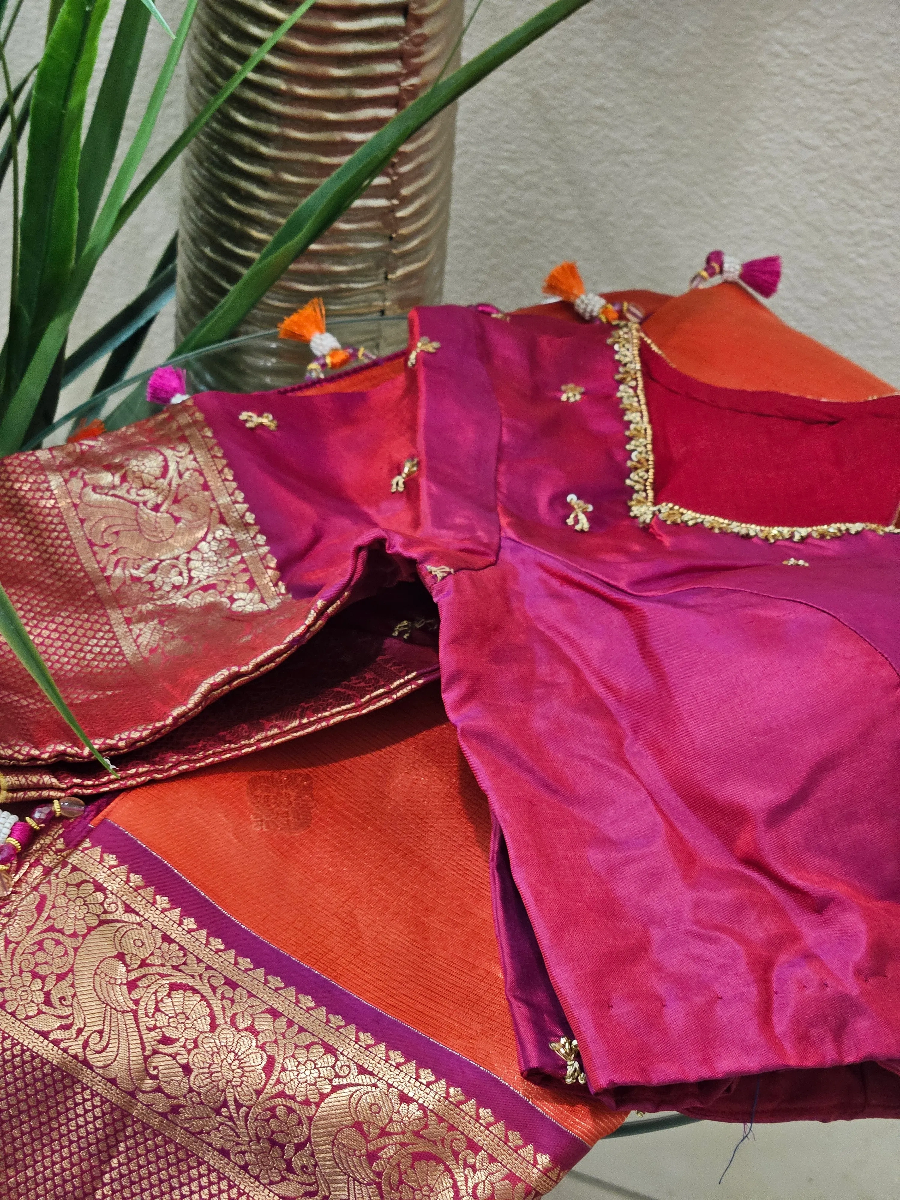Luxury Pure Kanchipuram Silk Wedding Saree with Intricate Zari Work - Image 3