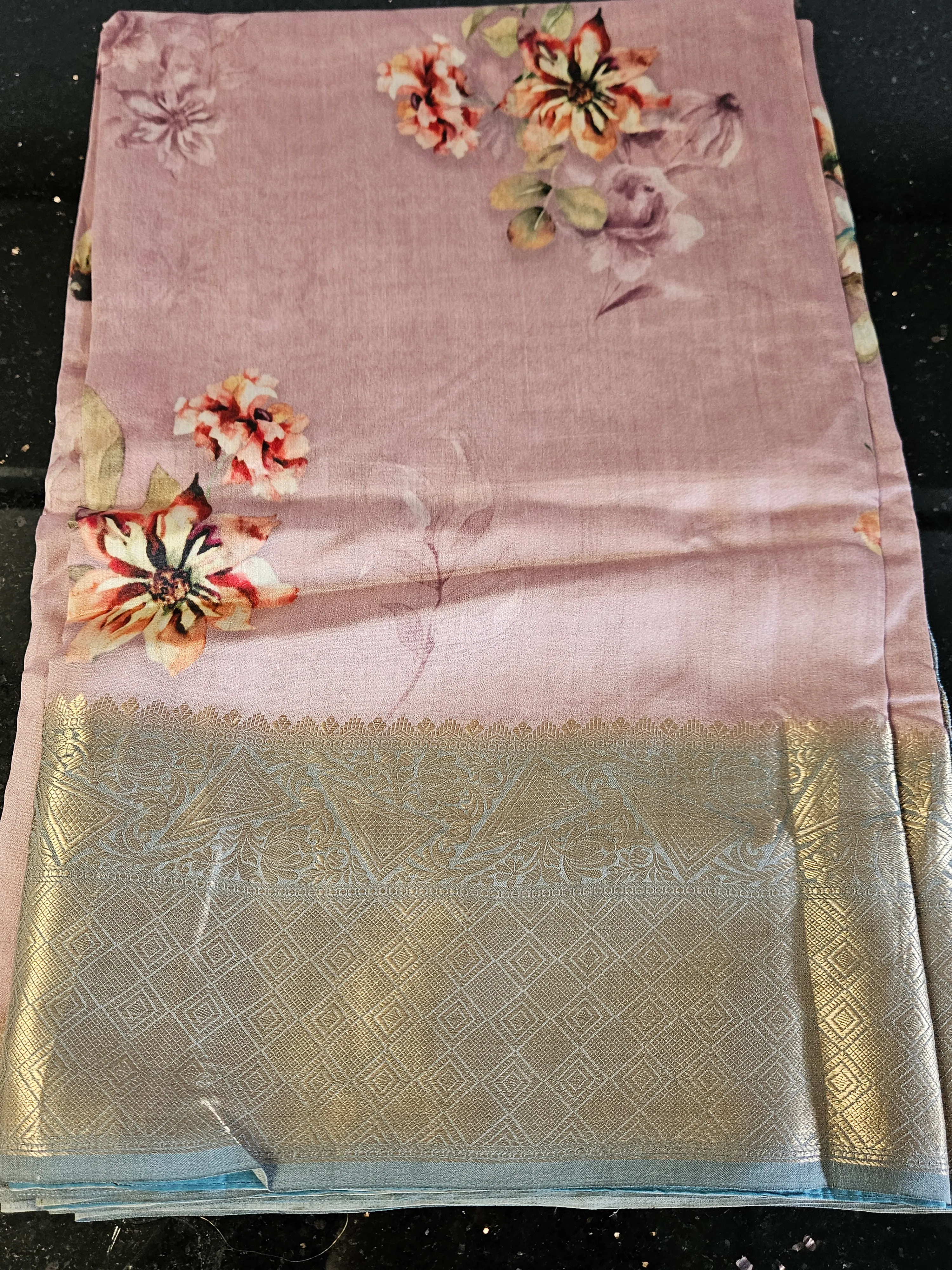 Handwoven Banarasi Silk Saree with Zari Motifs for Weddings - ethnic Indian fashion from Swathi Design