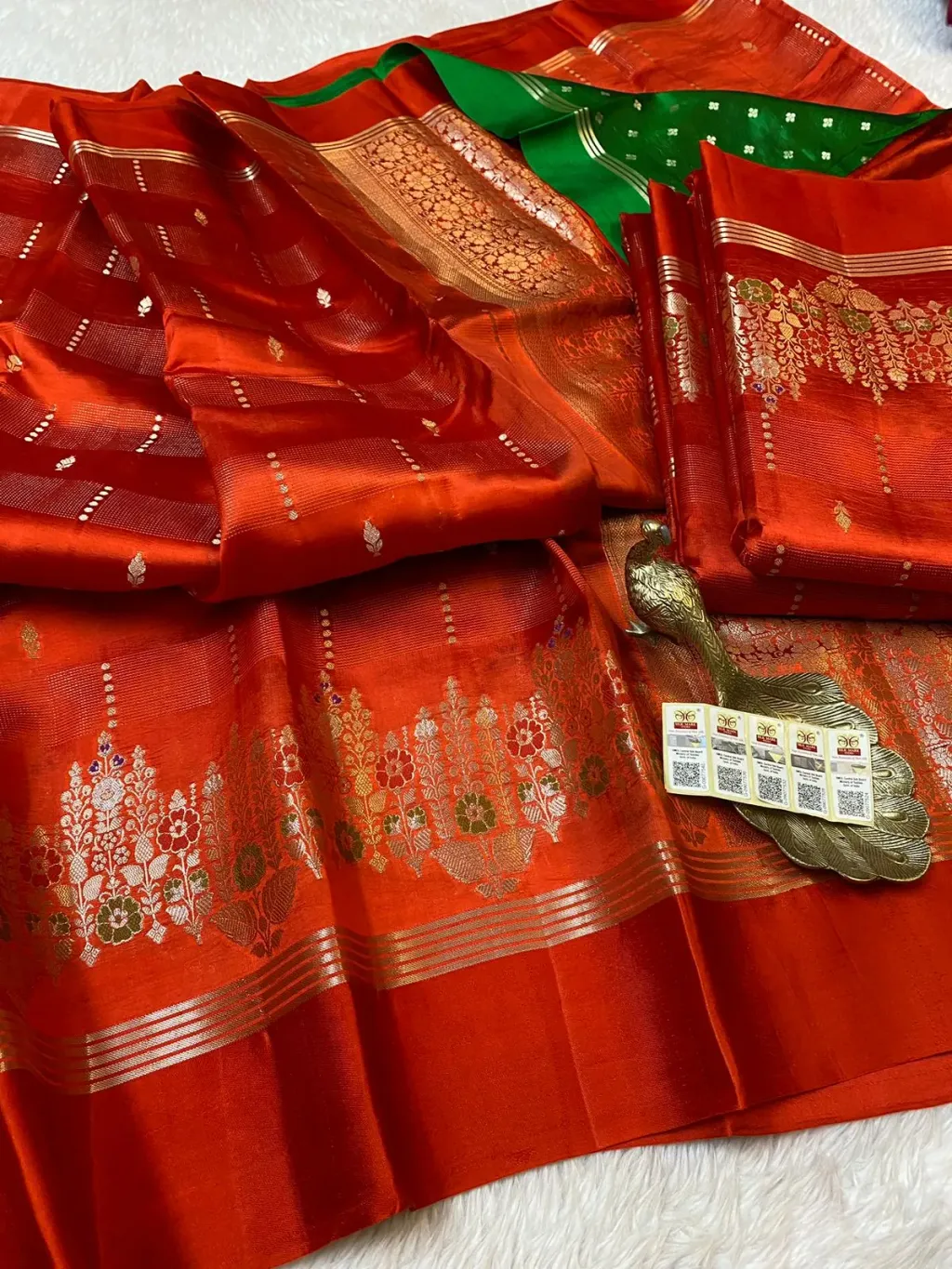 Exquisite Pure Handloom Raw Mango Pattu Saree – Timeless Elegance - product image