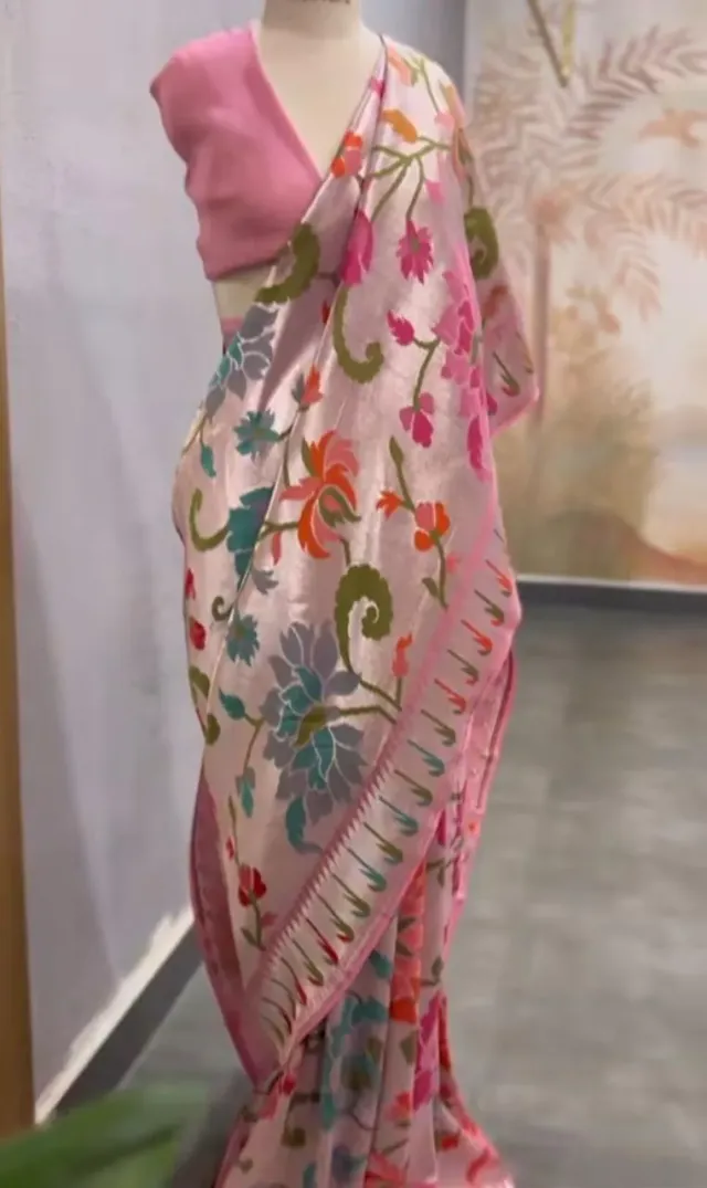 Luxurious Pure Tussar Georgette Saree - Timeless Elegance for Every Occasion - product image