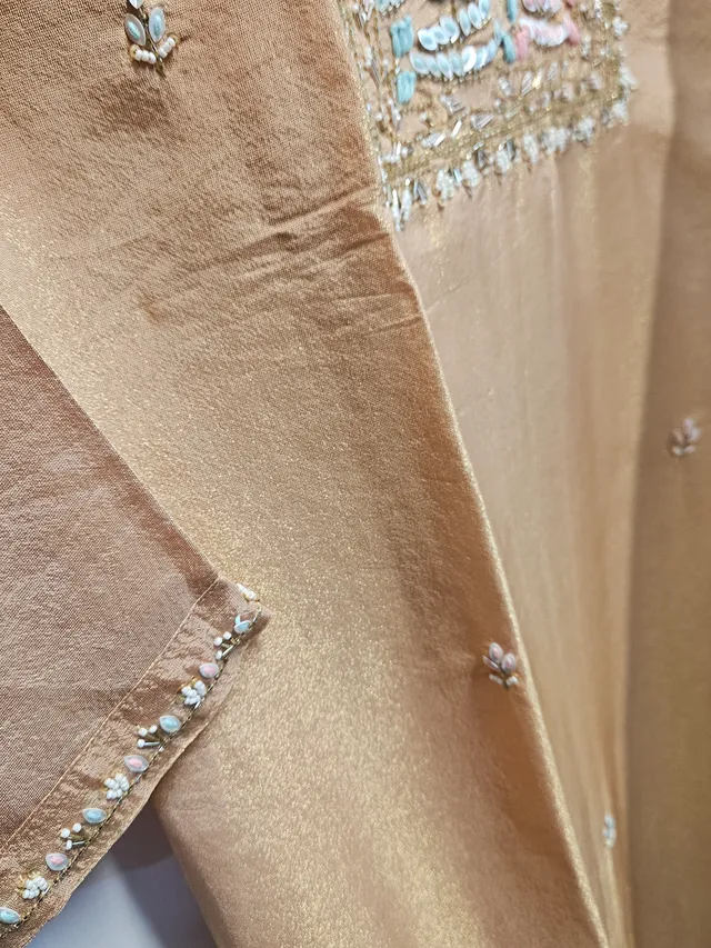 Elegant Pure Tissue Silk Dress - Timeless Ethnic Fashion - product image