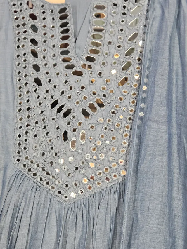 Elegant Pure Mul Chanderi 3-Piece Suit Set for Festive Occasions - product image