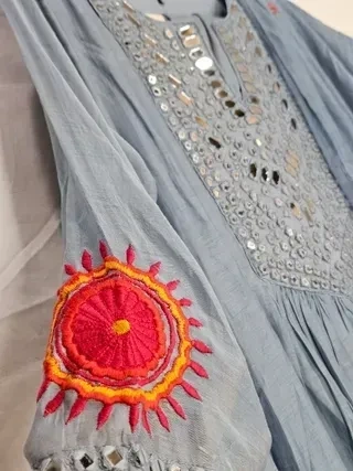 Pastel Pure Mul Chanderi Silk Suit Set for Weddings & Festive Elegance - Image 5