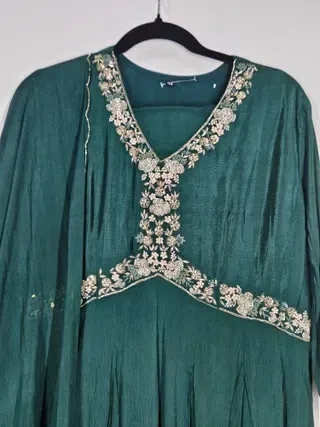Pure Chinon Anarkali Gown - Ethnic Wedding & Festive Wear for Women - Image 3