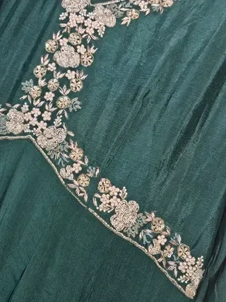 Pure Chinon Anarkali Gown - Ethnic Wedding & Festive Wear for Women - Image 5