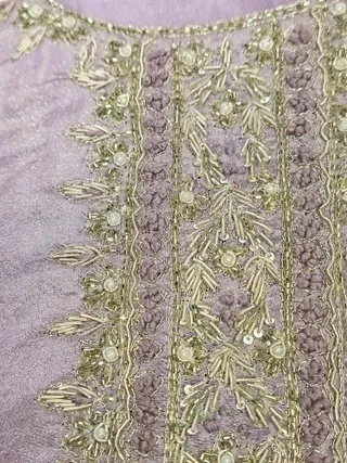 Pure Tissue Silk Gown for Weddings & Festivals - Image 4
