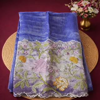 Elevate Your Wedding Look with Exquisite Pure Banarasi Kora Tissue Sarees