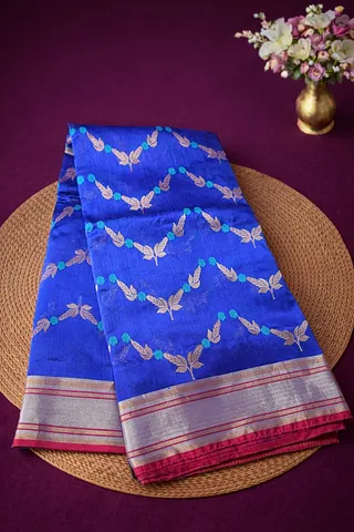Pure Chanderi Pattu Silk Saree – Handwoven Luxury for Weddings & Celebrations